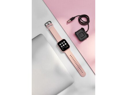 Смарт-часы со встроенным плеером Canyon SaltSW-78, розовый Смарт-часы со встроенным плеером Canyon SaltSW-78, розовый