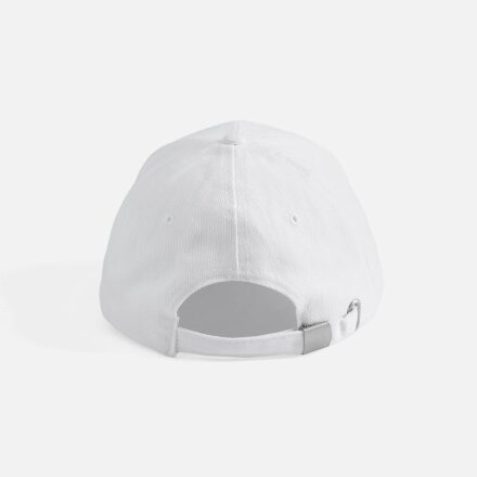 Бейсболка Buffalo, белая с темно-синим Бейсболка Buffalo, белая с темно-синим