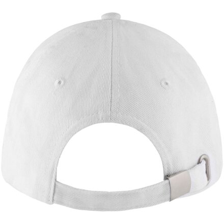 Бейсболка Buffalo, белая с темно-синим Бейсболка Buffalo, белая с темно-синим