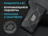 Портативное беспроводное зарядное устройство Geo Wireless, 5000 mAh, черный Портативное беспроводное зарядное устройство Geo Wireless, 5000 mAh, черный