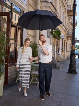 Зонт-трость Zero XXL, черный Зонт-трость Zero XXL, черный