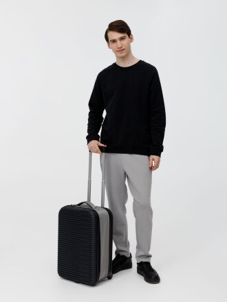 Чемодан Bonfold, черный с серым Чемодан Bonfold, черный с серым