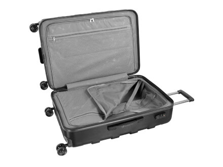 Чемодан BUGATTI Galatea, чёрный, поликарбонат / АБС-пластик, 53х30,5х77 см, 96 л Чемодан BUGATTI Galatea, чёрный, поликарбонат / АБС-пластик, 53х30,5х77 см, 96 л