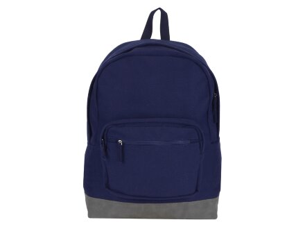 Рюкзак Shammy с эко-замшей для ноутбука 15, синий Рюкзак Shammy с эко-замшей для ноутбука 15, синий