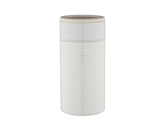 Термос из нерж. стали для еды тм ThermoCafe Arctic-1000FJ, 1.0L, белый с нанесением логотипа