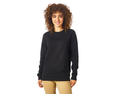 Свитшот Motion унисекс с начесом, черный Свитшот Motion унисекс с начесом, черный