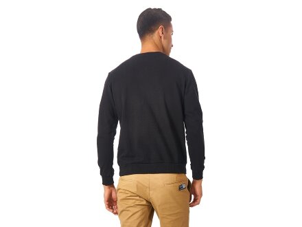 Свитшот Motion унисекс с начесом, черный Свитшот Motion унисекс с начесом, черный