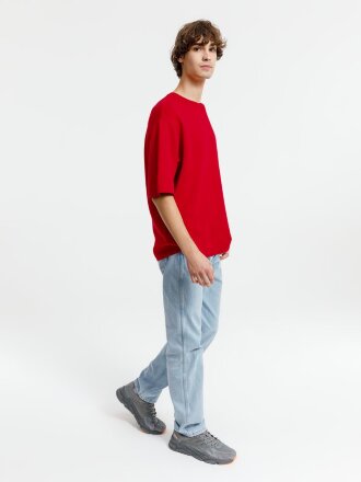 Джемпер с коротким рукавом Siluetti Volumica, красный Джемпер с коротким рукавом Siluetti Volumica, красный