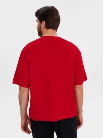 Джемпер с коротким рукавом Siluetti Volumica, красный Джемпер с коротким рукавом Siluetti Volumica, красный