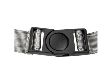 Подушка TORBER, дорожная, с эфектом памяти, серая, полиэстер, 20х27х10 см