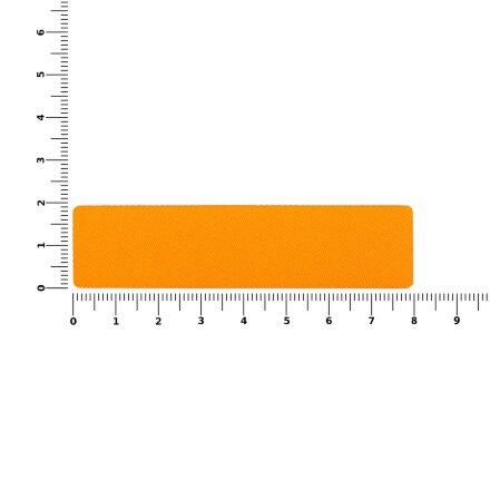 Наклейка тканевая Lunga, S, оранжевый неон Наклейка тканевая Lunga, S, оранжевый неон