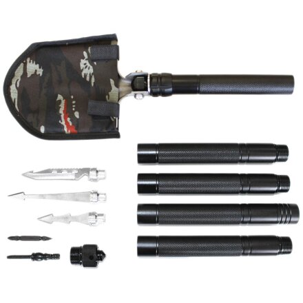 Многофункциональная лопата HK001, черная Многофункциональная лопата HK001, черная