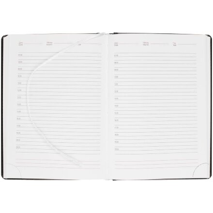 Ежедневник Nebraska, недатированный, черный Ежедневник Nebraska, недатированный, черный