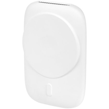 Универсальный магнитный аккумулятор Feel Motion, 5000 мАч, белый Универсальный магнитный аккумулятор Feel Motion, 5000 мАч, белый