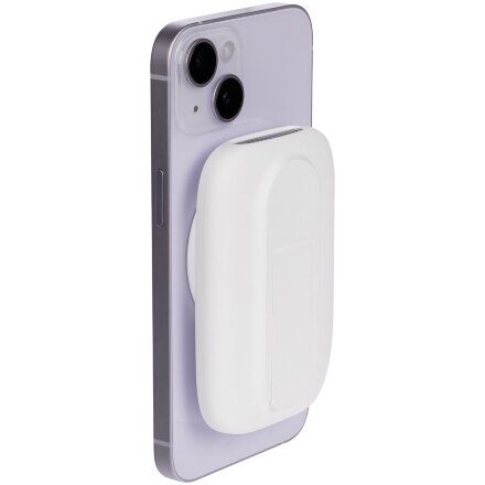 Универсальный магнитный аккумулятор Feel Motion, 5000 мАч, белый Универсальный магнитный аккумулятор Feel Motion, 5000 мАч, белый