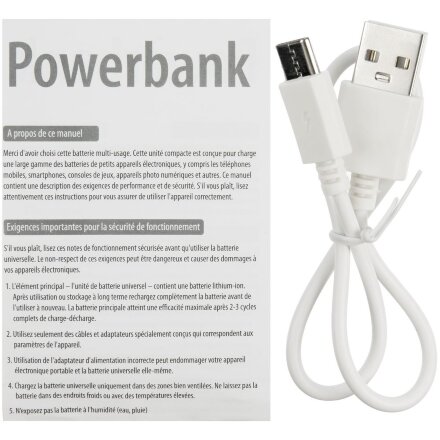 Универсальный магнитный аккумулятор Feel Motion, 5000 мАч, белый Универсальный магнитный аккумулятор Feel Motion, 5000 мАч, белый