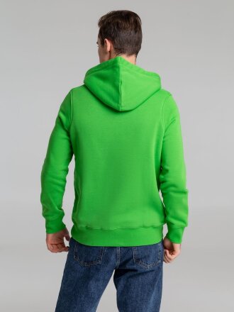 Толстовка унисекс на молнии Sherpa 280, ярко-зеленая Толстовка унисекс на молнии Sherpa 280, ярко-зеленая