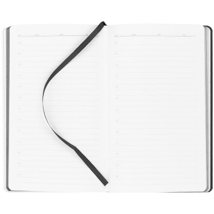 Ежедневник Duplex, недатированный, белый с черным Ежедневник Duplex, недатированный, белый с черным