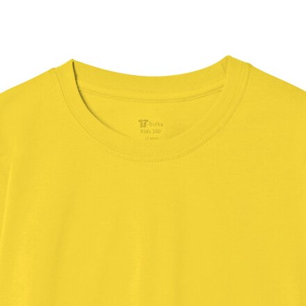 Футболка детская T-Bolka Kids, желтая Футболка детская T-Bolka Kids, желтая