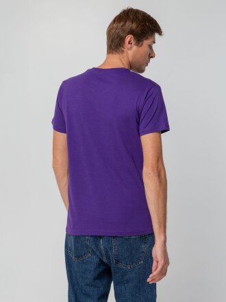 Футболка унисекс T-bolka 140, фиолетовая Футболка унисекс T-bolka 140, фиолетовая