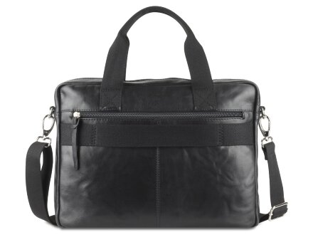 Сумка Mano Don Luca, натуральная кожа в черном цвете, 37 х 27 х 6 см Сумка Mano Don Luca, натуральная кожа в черном цвете, 37 х 27 х 6 см