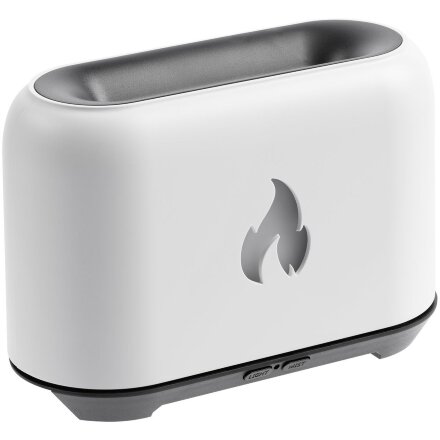 Увлажнитель-ароматизатор Fire Flick с имитацией пламени, белый Увлажнитель-ароматизатор Fire Flick с имитацией пламени, белый