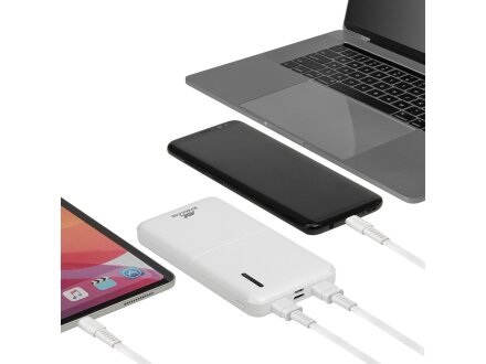 RIVACASE VA2532 (10000 мАч) QC/PD 20W внешний аккумулятор с дисплеем, белый 12/48 RIVACASE VA2532 (10000 мАч) QC/PD 20W внешний аккумулятор с дисплеем, белый 12/48