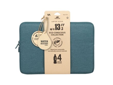 RIVACASE 7703 aquamarine ECO чехол для ноутбука 13.3-14 / 12 RIVACASE 7703 aquamarine ECO чехол для ноутбука 13.3-14 / 12