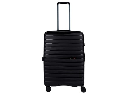 Чемодан Eberhart Dune средний М полипропилен черный 46D-009-424