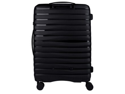 Чемодан Eberhart Dune средний М полипропилен черный 46D-009-424