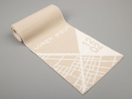 Шарф на заказ Tricksy Rand, M, полушерсть