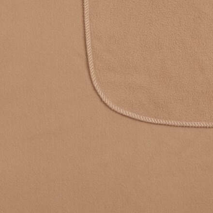 Флисовый плед Warm&Peace, бежевый Флисовый плед Warm&Peace, бежевый