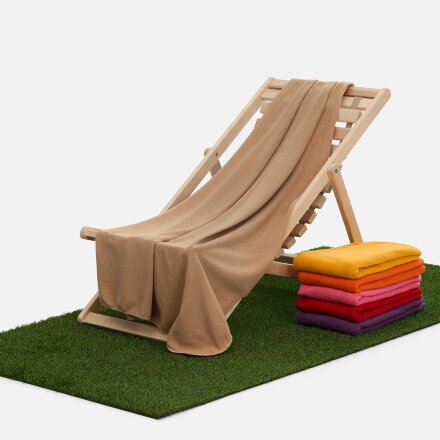 Флисовый плед Warm&Peace, бежевый Флисовый плед Warm&Peace, бежевый