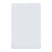 Карман для бейджа Lucid, вертикальный, из фактурного ПВХ Карман для бейджа Lucid, вертикальный, из фактурного ПВХ