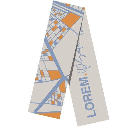 Шарф на заказ Tricksy Classic Net, L, полушерсть