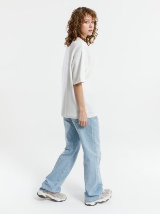 Джемпер с коротким рукавом Siluetti Volumica, молочно-белый Джемпер с коротким рукавом Siluetti Volumica, молочно-белый