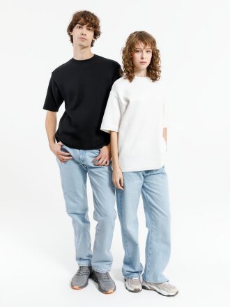 Джемпер с коротким рукавом Siluetti Volumica, молочно-белый Джемпер с коротким рукавом Siluetti Volumica, молочно-белый