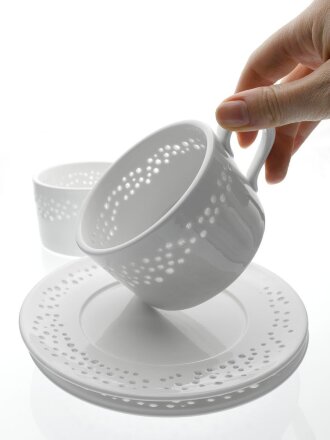 Набор Coralli Luziano на 2 персоны, белый Набор Coralli Luziano на 2 персоны, белый