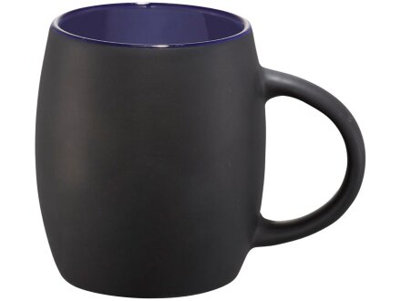 Керамическая чашка Hearth с деревянной крышкой-костером, черный/синий Керамическая чашка Hearth с деревянной крышкой-костером, черный/синий