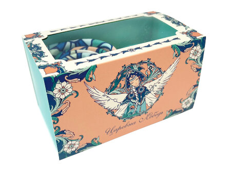 Набор: платок Царевна Лебедь и свеча Вдохновение Набор: платок Царевна Лебедь и свеча Вдохновение