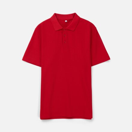 Рубашка поло унисекс Tervise, красная Рубашка поло унисекс Tervise, красная