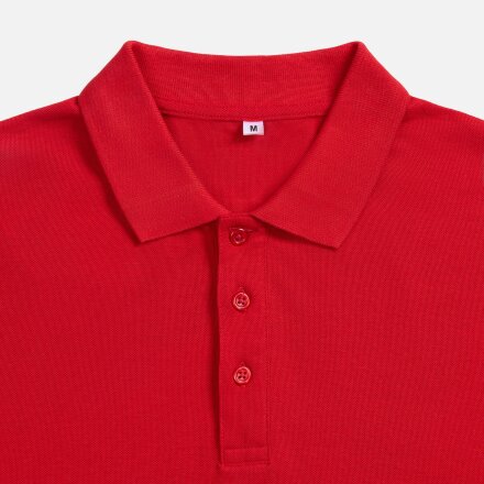 Рубашка поло унисекс Tervise, красная Рубашка поло унисекс Tervise, красная