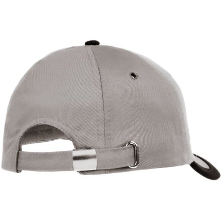 Бейсболка Honor, серая с черным кантом Бейсболка Honor, серая с черным кантом