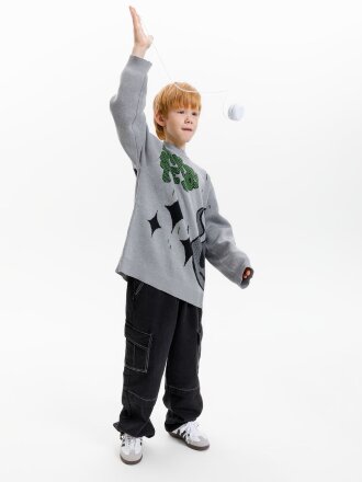 Антистресс-игрушка йо-йо Loopy, белая Антистресс-игрушка йо-йо Loopy, белая