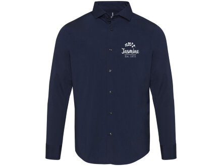 Carnelian мужская рубашка из поплина - Navy Blue