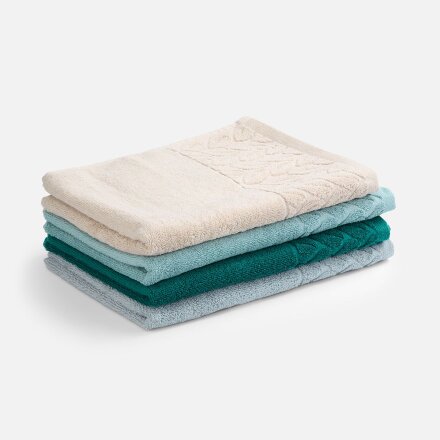 Полотенце махровое Hoya, большое, темно-бирюзовое