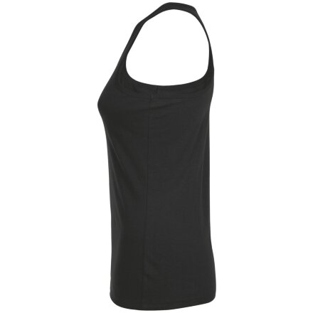 Майка женская Justin Women, черная Майка женская Justin Women, черная