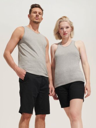 Майка женская Justin Women, черная Майка женская Justin Women, черная