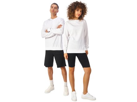 Свитшот Warsaw 220гр, унисекс, белый Свитшот Warsaw 220гр, унисекс, белый