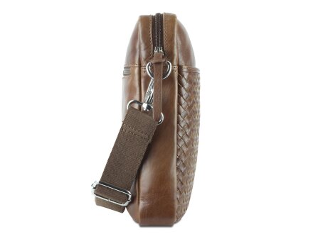 Сумка через плечо Mano Don Luca, натуральная кожа в коньячном цвете, 23 х 26,5 х 4,5 см Сумка через плечо Mano Don Luca, натуральная кожа в коньячном цвете, 23 х 26,5 х 4,5 см